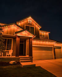 Cornucopia display with festive illumination
